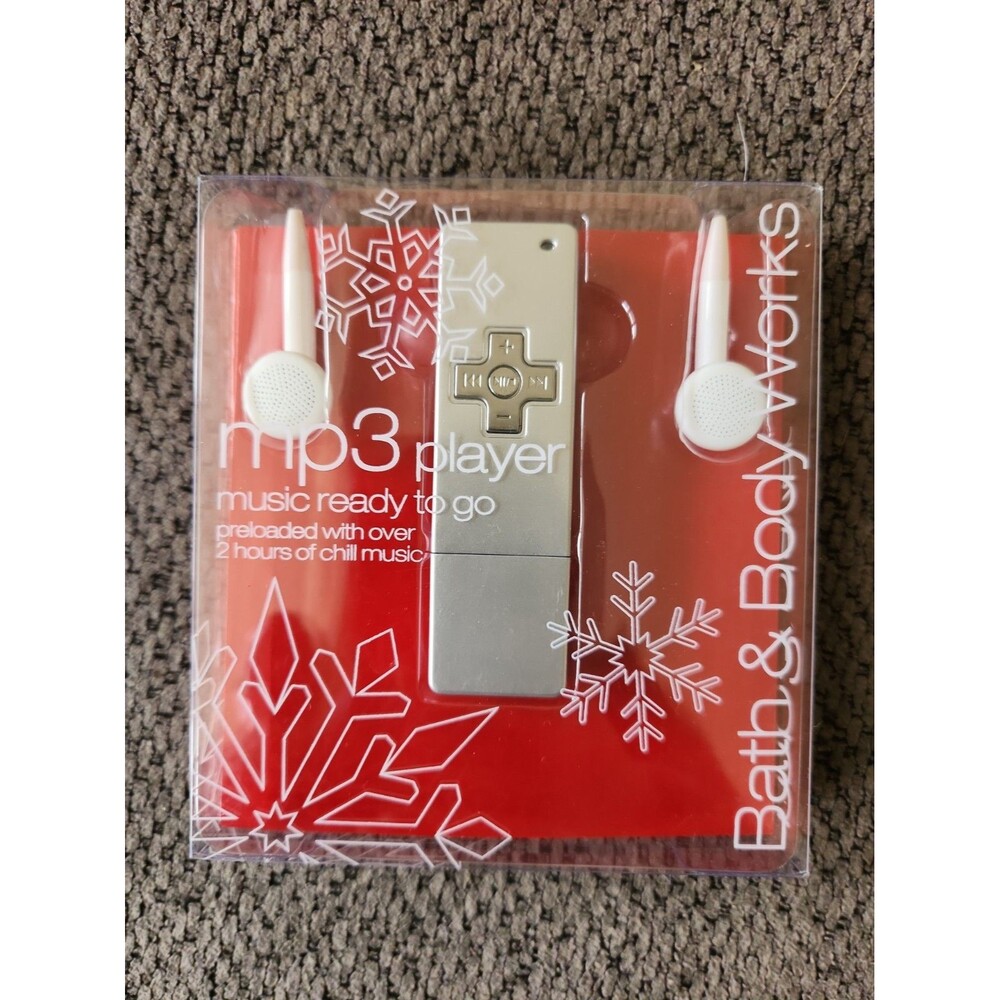 Bath & Body Works USB Mp3 Player Preloaded 2 Hrs 256 MB Music Chill Music New
